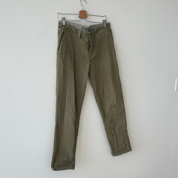 J Brand Denim - J Brand Army Women's Olive Boyfriend Jeans